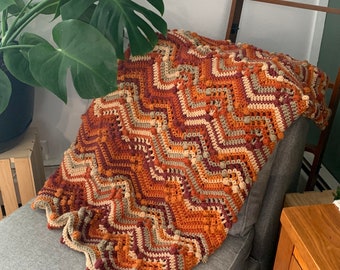 PATTERN ONLY - Rocky Pines Throw - A Crochet Throw PDF Pattern - Oversized Crochet Throw Blanket