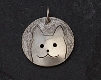 Anhänger Katze Silber 925