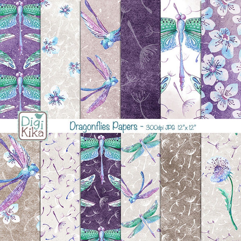 Dragonfly patterns to print out image
