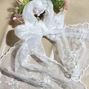 Sheer Lace Bandana - Etsy display picture 1