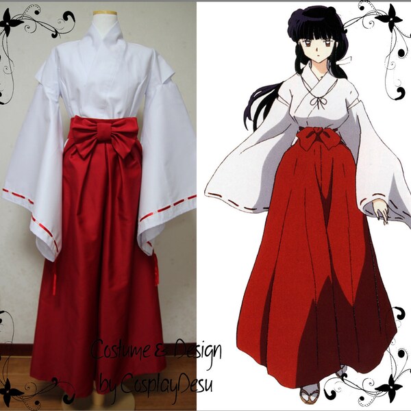 Kikyo traditional cosplay outfit from Inuyasha