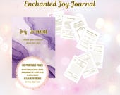 Daily Joy Journal Prompts Printable Workbook Gratitude Reflection Diary Pages Self Care Planner Template for Women