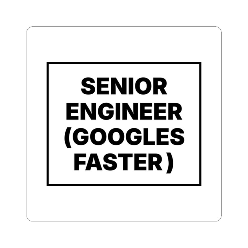 Senioringenjör (Googlerar snabbare) bild 10