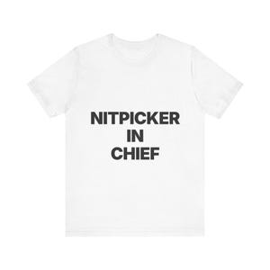 Nitpicker in Chief