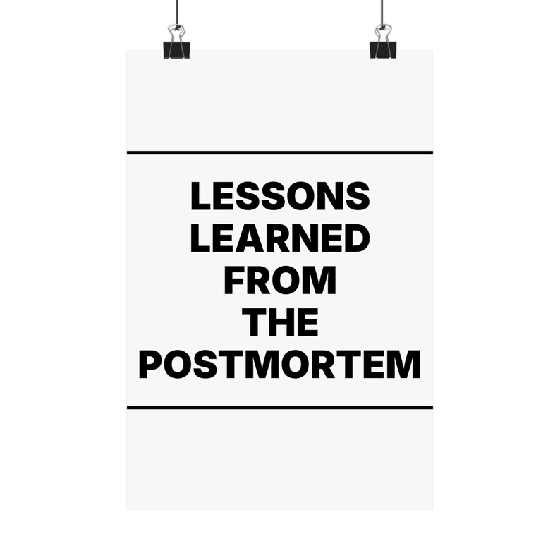 Lessons Learned from the Postmortem image 15