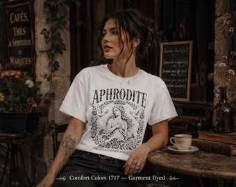 Aphrodite Shirt | Greek Goddess Vintage Band Tee | Mythology Graphic T-Shirt
