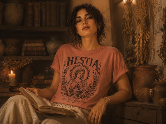 Hestia Shirt | Greek Goddess Vintage Band Tee | Mythology Graphic T-Shirt