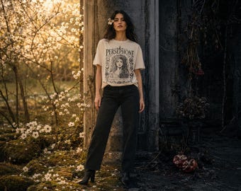 Persephone Shirt | Greek Goddess Vintage Band Tee | Mythology Graphic T-Shirt