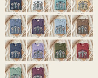 Jellyfish Shirt, Moon Tide Garden Tee, Vintage Ocean Gift