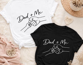 Dad and Me SVG Png, Fist Bump SVG, Father and Son Svg, Dad and Baby SVG, Father's Day Svg, Daddy and Me Shirt Design, Digital Download