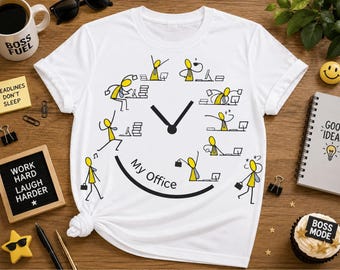 My Office SVG PNG, Funny Office Clock Svg, Work Life Svg, Office Humor Shirt Design, Sarcastic Coworker Svg, Funny Employee Cut File