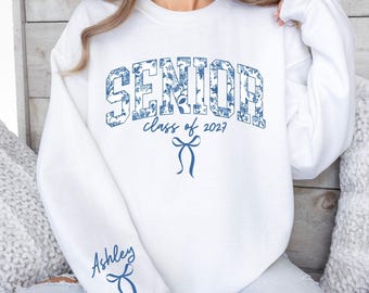 Moletom personalizado para a turma de 2027, Camiseta personalizada da turma de 2027, Moletom Coquette para a turma de 2027, Presente de formatura, Moletom para mãe de formando