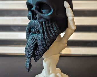 Mano de esqueleto Copa Cáliz de Calavera de Reyes, impresión 3D