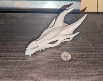 Dragón Cráneo Reptil Tanque Decoración Serpiente Lagarto Escalada - PEQUEÑO