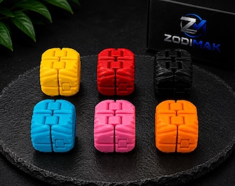 2x Mini Infinity Cube – Anti-Stress Spielzeug | ADHS Fidget | Konzentrationshilfe | 3D-Druck Fidget Toy