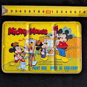 Mickey Paint Box - Etsy
