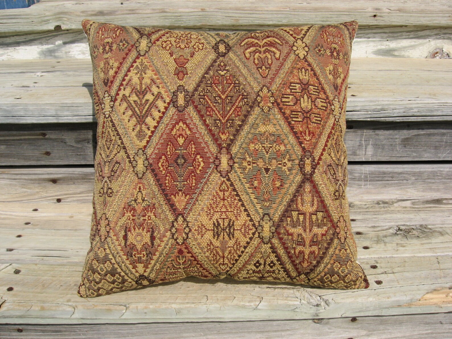 Tapestry Pillow OldWorld Style Throw Pillow Southwest Etsy