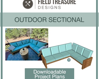 Outdoor Sectional - Downloadable Project Plans