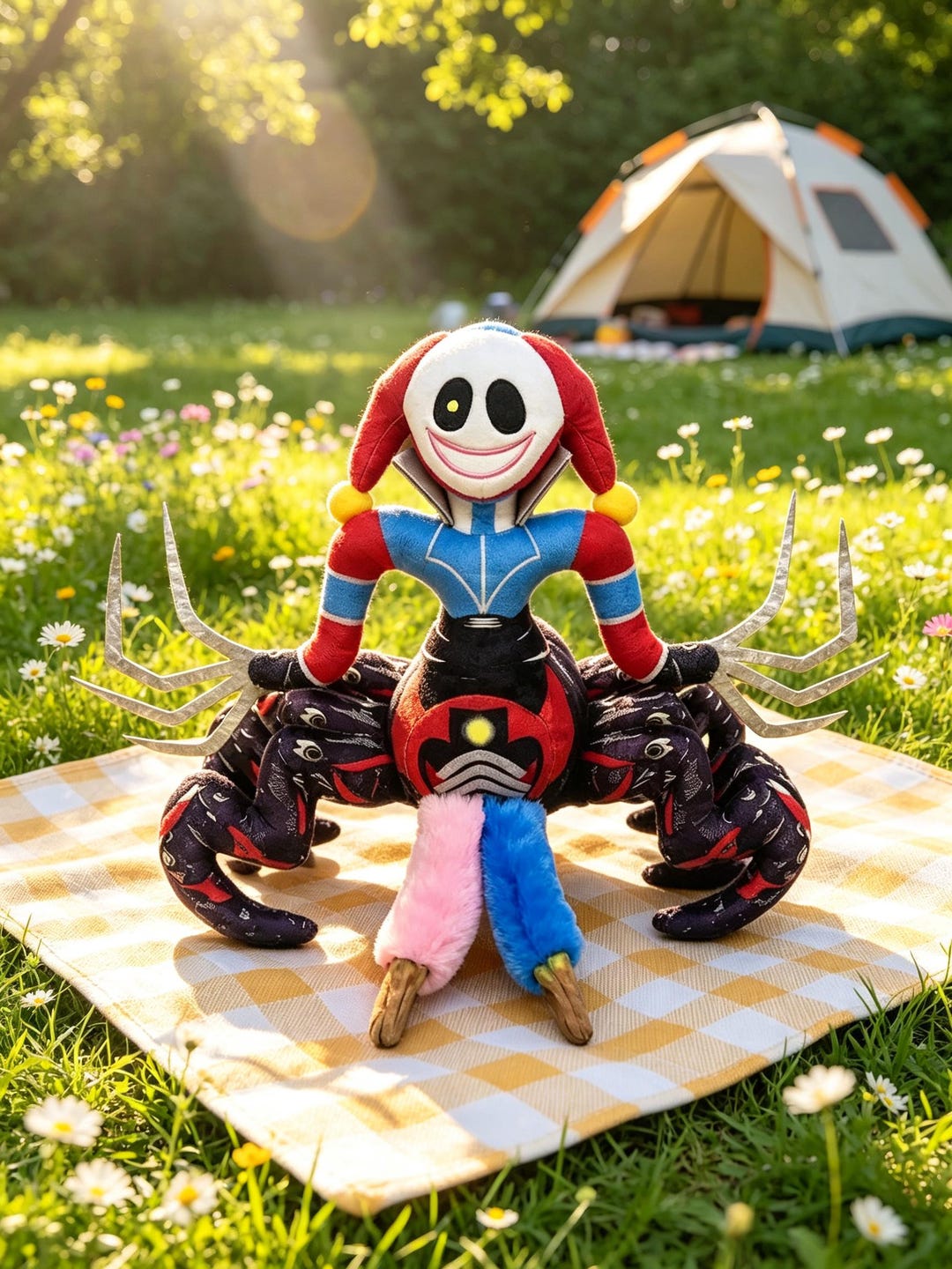 Oliver Prototype 1006 Jester Spider Plush, Poppy Playtime Chapter 5 ...
