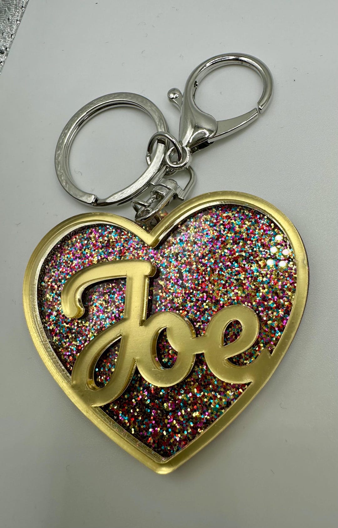Joey Roo Key Ring Joey Mcintyre Inspired Heart Keychain - Etsy