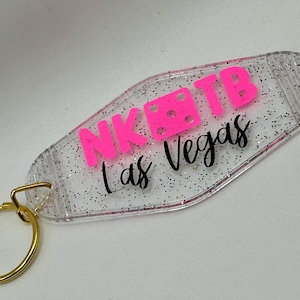 NKOTB Las Vegas Inspired Hotel Keychain