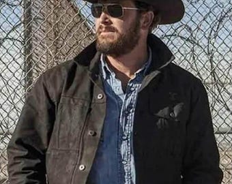 Yellowstone Rip Wheeler Black Cotton Jacket