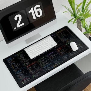 Python Cheat Sheet Desk Mat | Programming Reference, Coding Keyboard Mat image 3