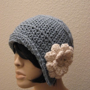 Crochet Cloche Bonnet Pattern, Crochet Hat Pattern, Boho Hat Pattern, Gatsby Hat Pattern, Digital pattern