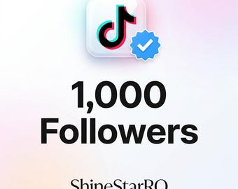TikTok-tjänst för tillväxt av 1 000 följare | Snabb och verklig boost på sociala medier | ShineStarRO