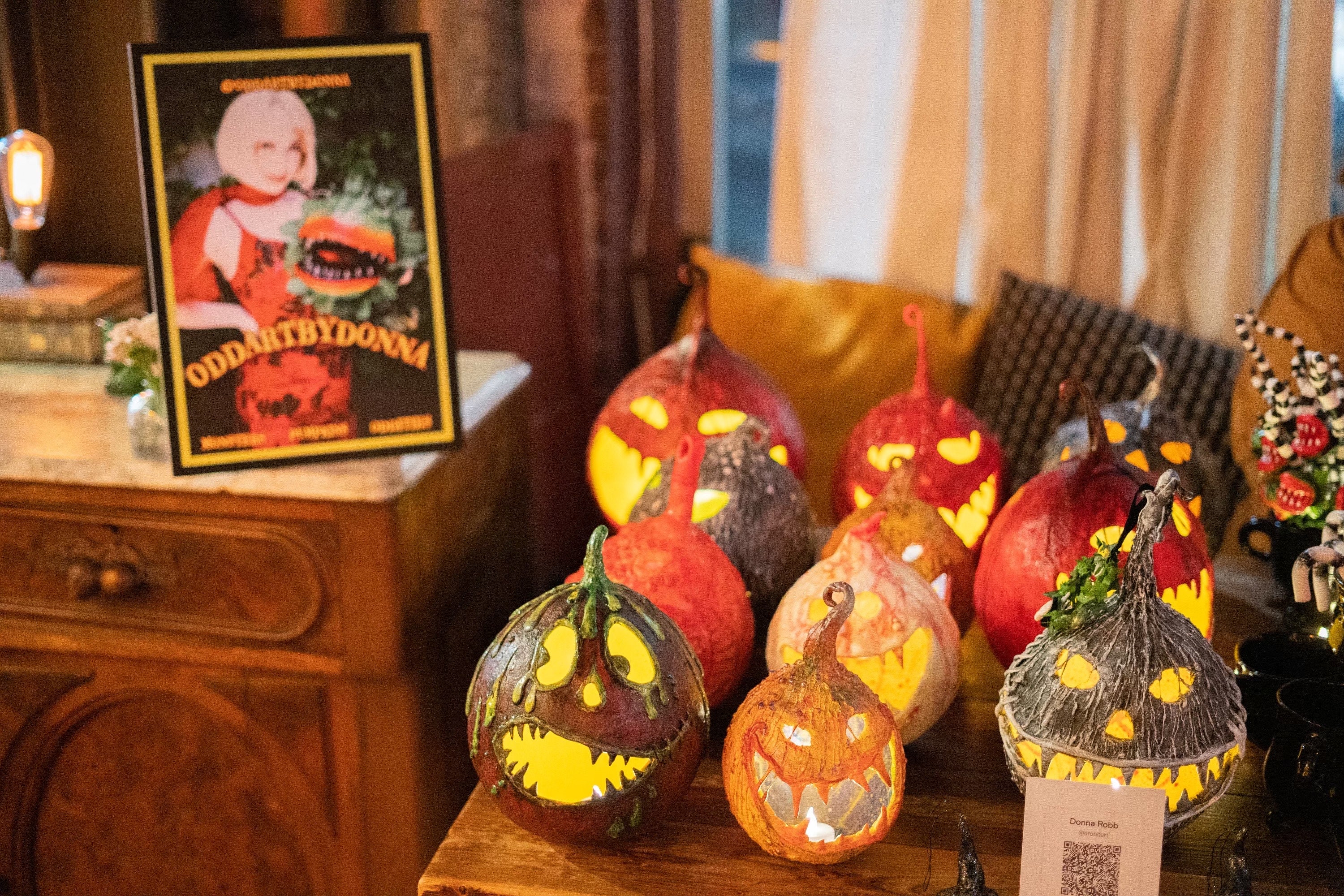 Jack O Lantern Pumpkin Lanterns! Black Heart! Delightfully