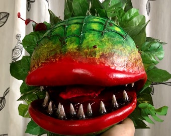 Handmade Audrey Two Puppet with Pot – Little Shop of Horrors Prop
