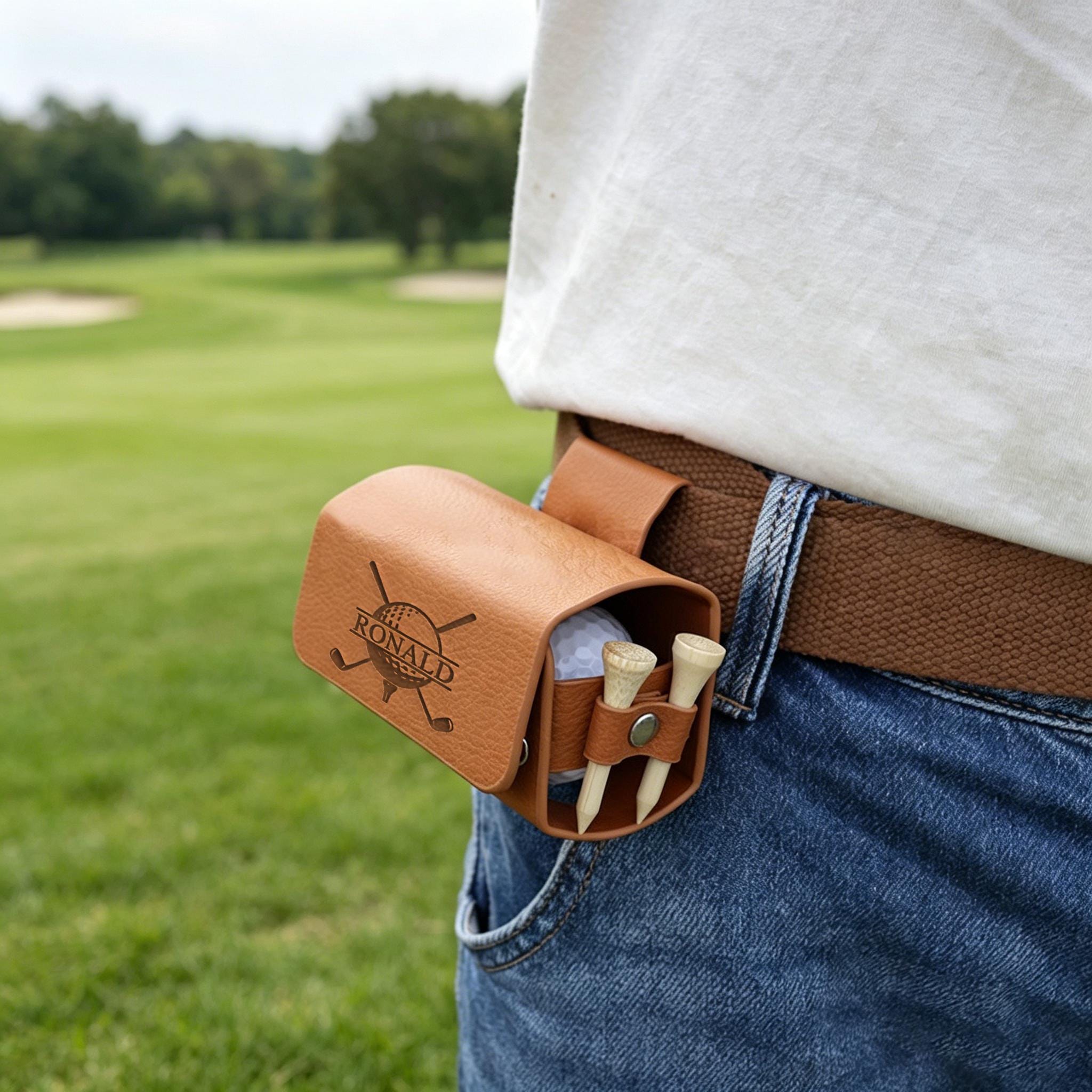 Personalized Golf Ball Carrying Pouch