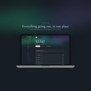 Expense tracker app showing everyday spending and fixed bills together for the month