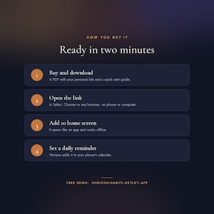 Habit Tracker App | Daily Habit Tracker with Streaks & Goals | Digital Habit Tracker | Horizon image 10