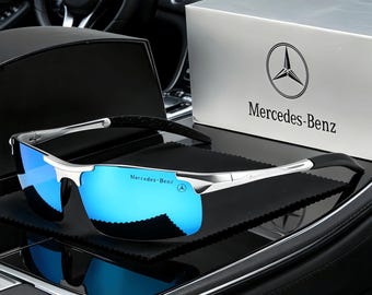Mercedes-Inspired Driving Sunglasses – Polarized Anti-Glare Lenses for Safe, Stylish Road Trips,Stylish polarized sunglasses