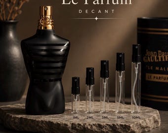 Jean Paul Gaultier Le Male Le Parfum Decant Sample | Authentic Cologne Tester | 1ml 2ml 3ml 5ml 10ml Travel Spray | Luxury Men’s Fragrance