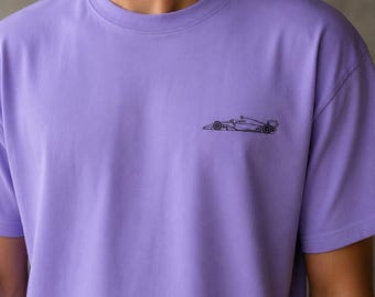 Minimalistisches Formel-Rennwagen-T-Shirt, Motorsport-Grafik-T-Shirt, Rennsport-Fangeschenk, Formel-inspiriertes Hemd, Unisex-Streetwear