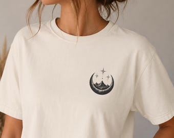 Komfortfarben Feyre's Tattoo Shirt, Nachtgericht T-Shirt, Stadt des Sternenlichts Shirt, ACOTAR inspiriert Geschenk, Fantasy-Buch-Liebhaber-Shirt