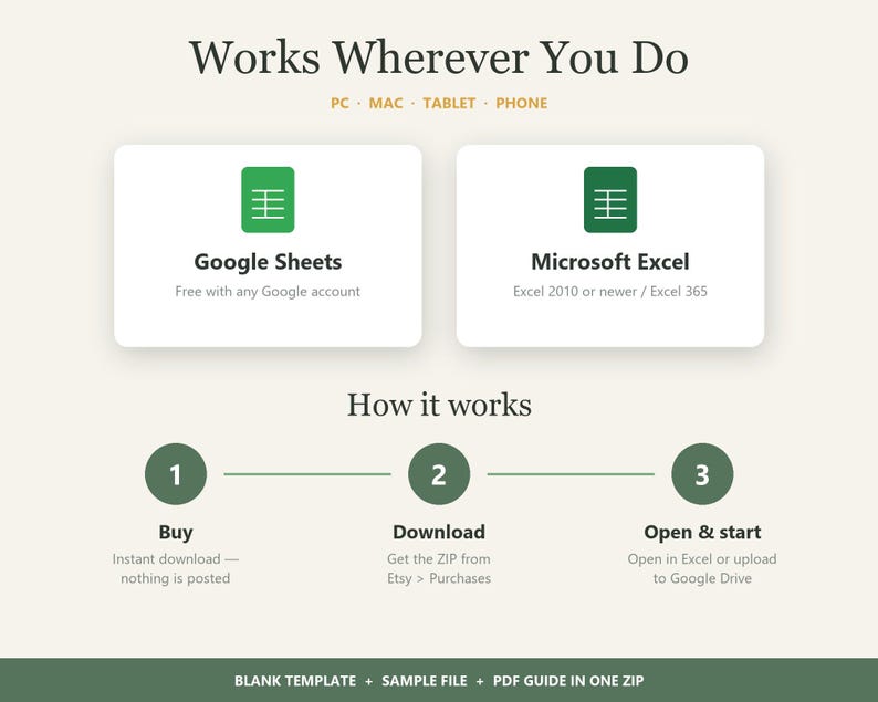 Productivity Spreadsheet Bundle, Project, Task, Time Blocking & Goal ...