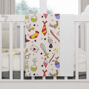 Zauberer Baby Decke Magie Schule Swaddle Decke Hexe Baby Mütze Magische Zauberei Muster Kindergarten Kollektion Zauberer Kapuzen Handtuch Halloween