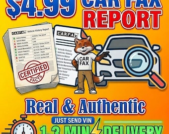Car fox history report 100% real n authentic| Fast delivery