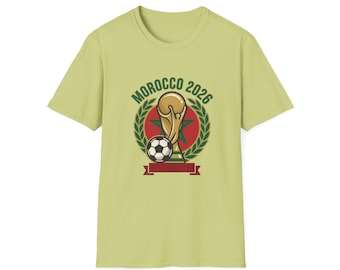 MOROCCO   2026 football Trophy T-Shirt | Soccer Football Tee