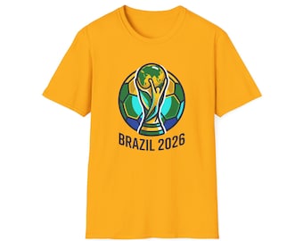 Brazil 2026  Trophy T-Shirt | Soccer Championship Tee
