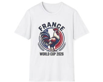 France Rooster 2026 T-Shirt | French Soccer Football Tee  UNISEX