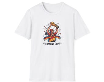 Germany 2026  Trophy Soccer T-Shirt | Football Champion Design