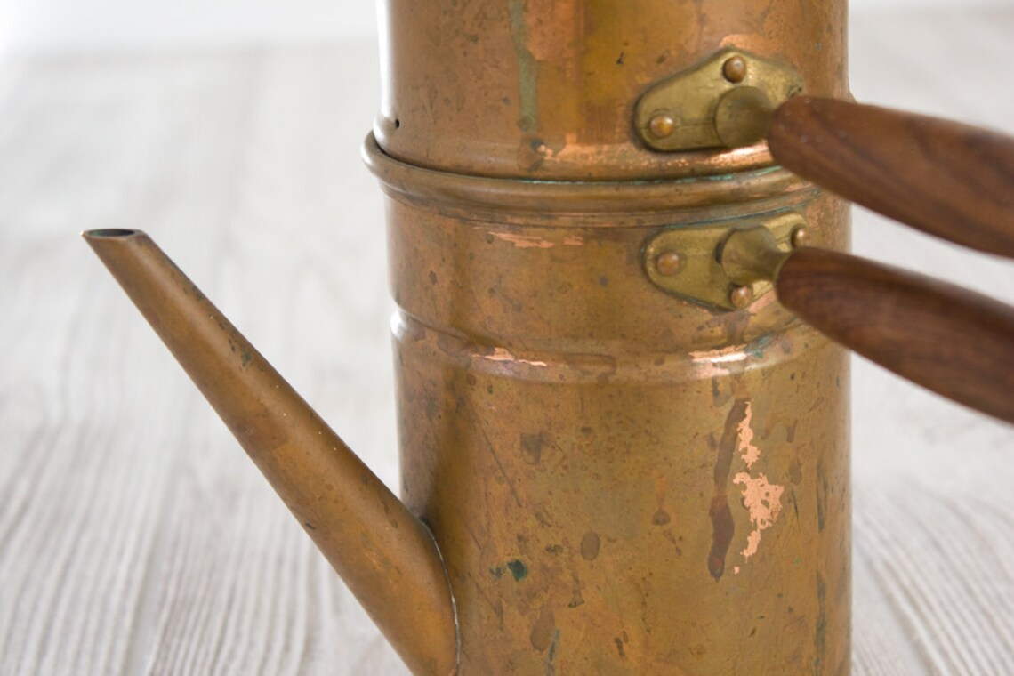 Vintage Copper Espresso Maker Etsy