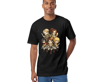 Chibi Anime T-Shirt | Attack on Titan Character