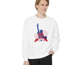 Statue of Liberty 4th of July Sweatshirt | 250 Years Freedom Patriotic Design