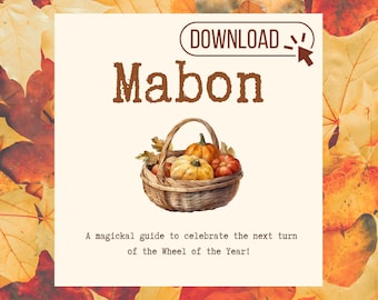 Guide PDF de la Roue de l'Année de Mabon - Téléchargement numérique