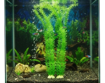 Aquariumdekoration – Künstliche Pflanzen, grünes Gras, Wasserpflanzen, Aquariumdekoration, Heimaquarium, künstliche Wasserpflanzen